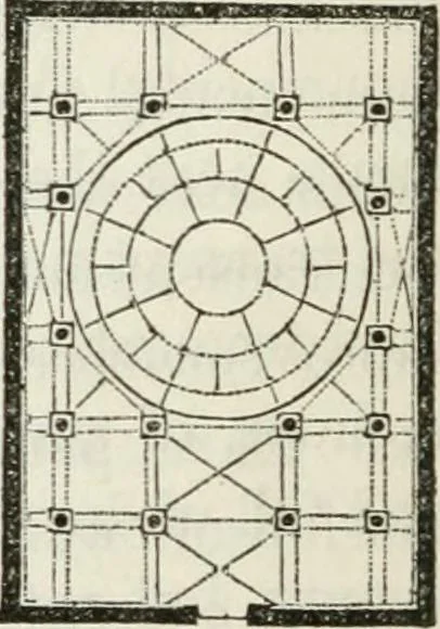 An illustration from The history and rudiments of architecture; embracing, I. The orders of architecture; II. Architectural styles of various countries; III. The nature and principles of design in architecture; and, IV. An accurate and complete glossary of architectural terms .., 1853, leaf 245