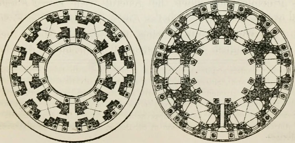 An illustration from The history and rudiments of architecture; embracing, I. The orders of architecture; II. Architectural styles of various countries; III. The nature and principles of design in architecture; and, IV. An accurate and complete glossary of architectural terms .., 1853, leaf 246
