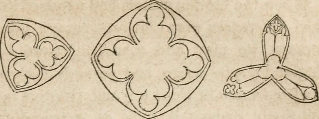 An illustration from The history and rudiments of architecture; embracing, I. The orders of architecture; II. Architectural styles of various countries; III. The nature and principles of design in architecture; and, IV. An accurate and complete glossary of architectural terms .., 1853, leaf 252