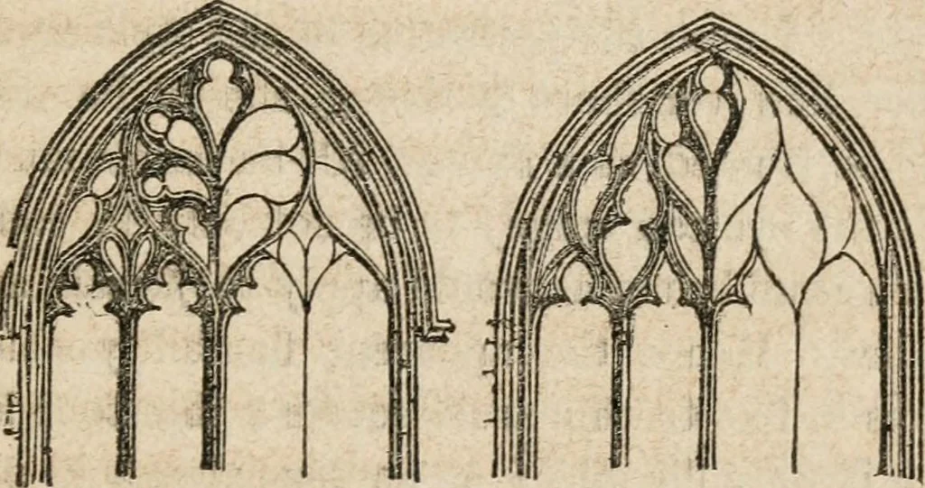 An illustration from The history and rudiments of architecture; embracing, I. The orders of architecture; II. Architectural styles of various countries; III. The nature and principles of design in architecture; and, IV. An accurate and complete glossary of architectural terms .., 1853, leaf 256