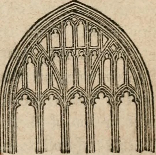 An illustration from The history and rudiments of architecture; embracing, I. The orders of architecture; II. Architectural styles of various countries; III. The nature and principles of design in architecture; and, IV. An accurate and complete glossary of architectural terms .., 1853, leaf 256