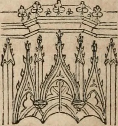 An illustration from The history and rudiments of architecture; embracing, I. The orders of architecture; II. Architectural styles of various countries; III. The nature and principles of design in architecture; and, IV. An accurate and complete glossary of architectural terms .., 1853, leaf 277