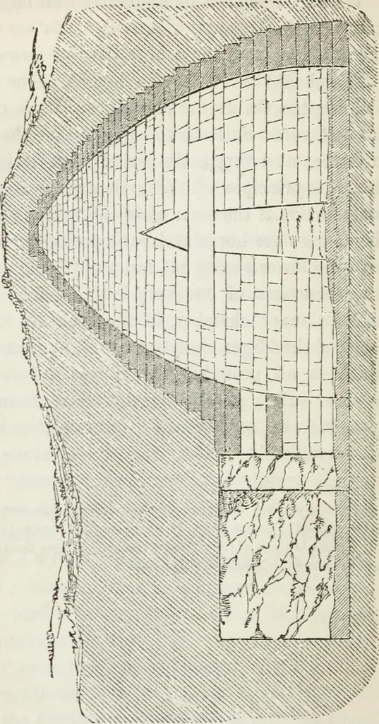 An illustration from The history and rudiments of architecture; embracing, I. The orders of architecture; II. Architectural styles of various countries; III. The nature and principles of design in architecture; and, IV. An accurate and complete glossary of architectural terms .., 1853, leaf 71