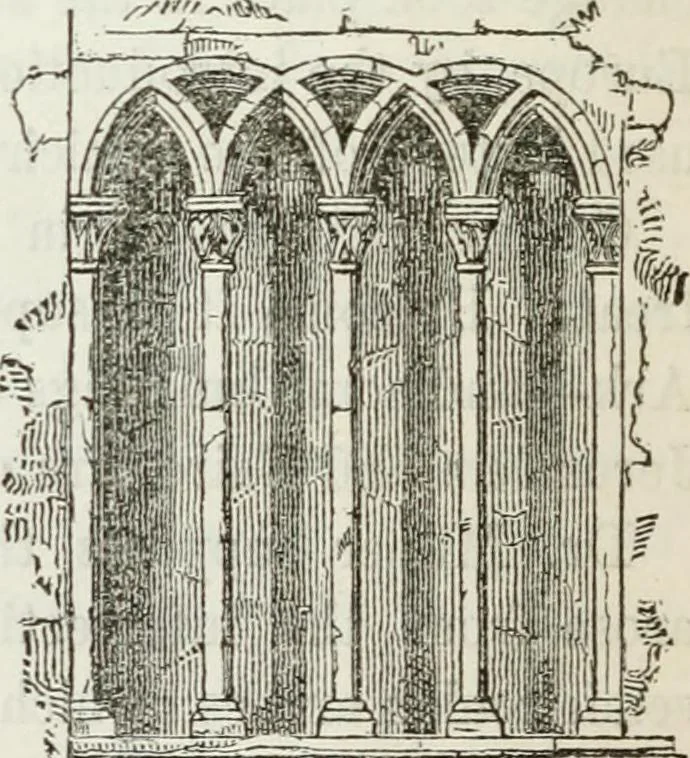 An illustration from The history and rudiments of architecture; embracing, I. The orders of architecture; II. Architectural styles of various countries; III. The nature and principles of design in architecture; and, IV. An accurate and complete glossary of architectural terms .., 1853, leaf 83