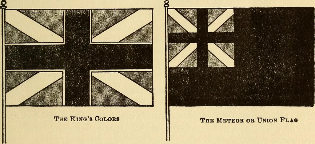 An illustration from The history and significance of the American flag, 1917, leaf 15