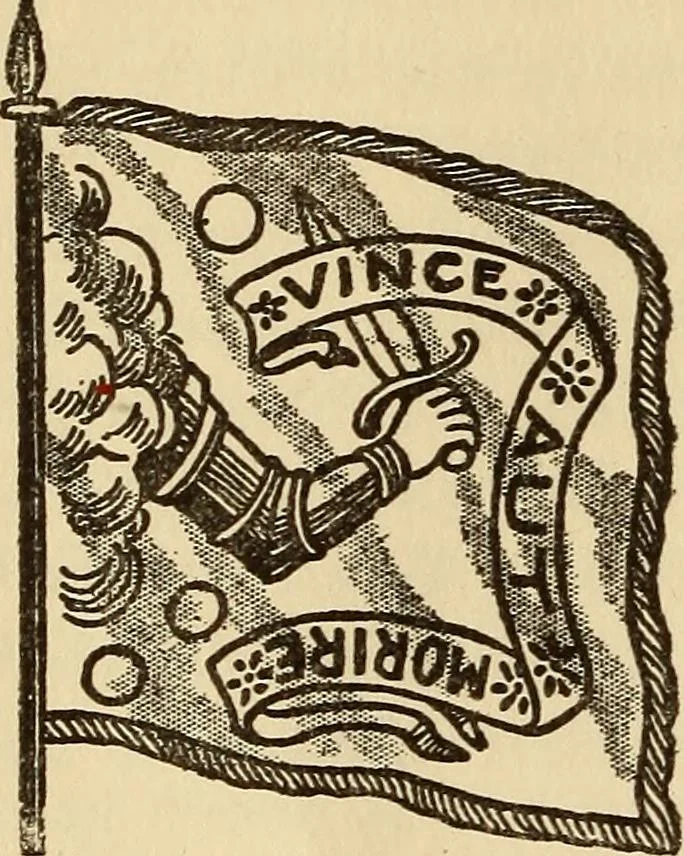 An illustration from The history and significance of the American flag, 1917, leaf 22