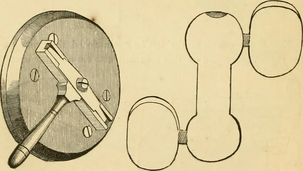 An illustration from History, theory, and practice of the electric telegraph, 1866, leaf 115