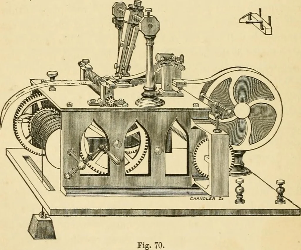 An illustration from History, theory, and practice of the electric telegraph, 1866, leaf 175
