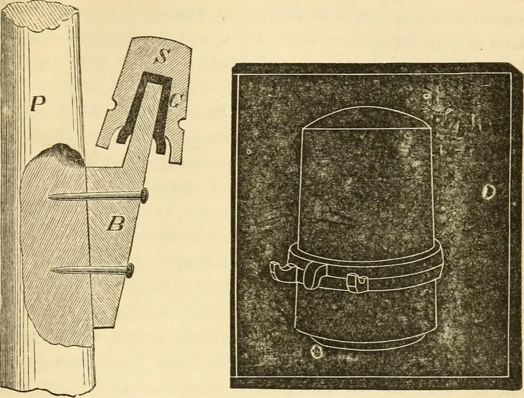 An illustration from History, theory, and practice of the electric telegraph, 1866, leaf 284