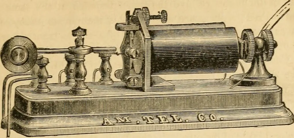 An illustration from History, theory, and practice of the electric telegraph, 1866, leaf 518