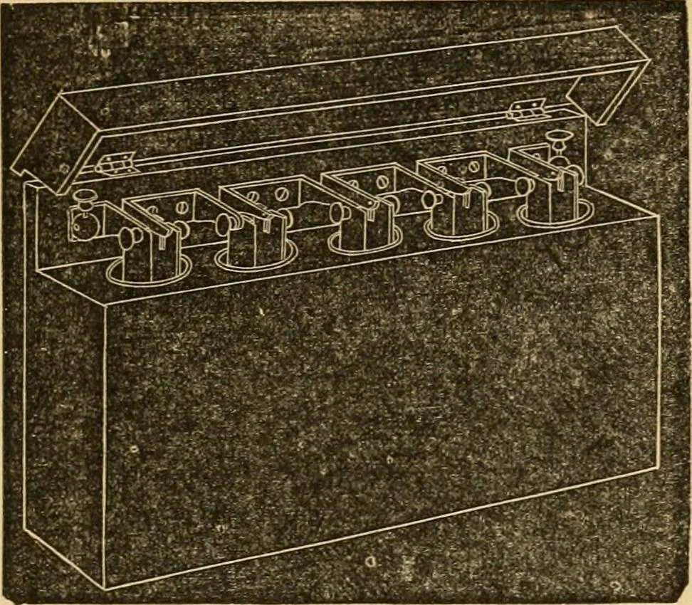 An illustration from History, theory, and practice of the electric telegraph, 1866, leaf 54