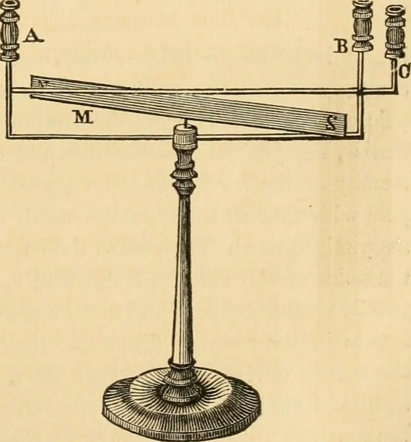 An illustration from History, theory, and practice of the electric telegraph, 1866, leaf 58