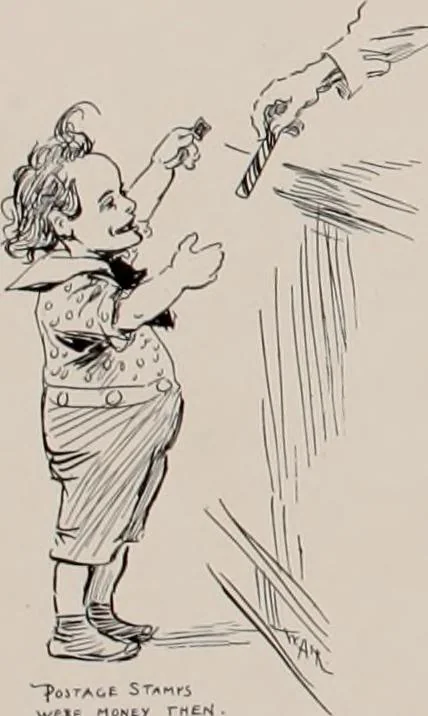 An illustration from Hits at politics : a series of cartoons / by W.A. Rogers., 1899, leaf 107