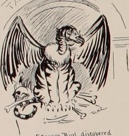 An illustration from Hits at politics : a series of cartoons / by W.A. Rogers., 1899, leaf 139