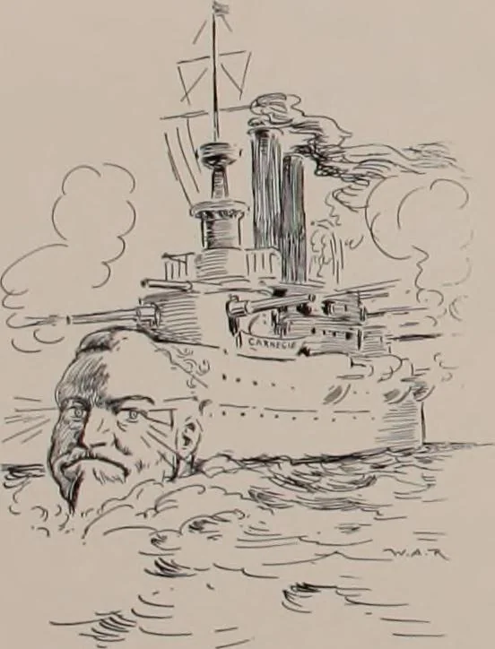 An illustration from Hits at politics : a series of cartoons / by W.A. Rogers., 1899, leaf 19