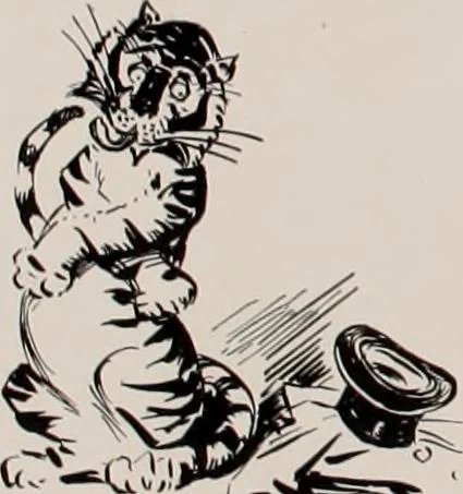An illustration from Hits at politics : a series of cartoons / by W.A. Rogers., 1899, leaf 89