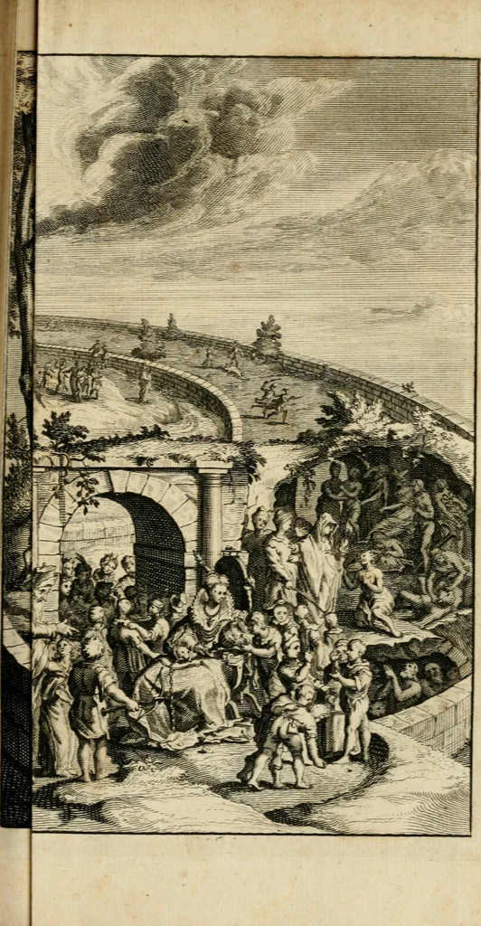 An illustration from H.L. Spieghels Hertspieghel en andere zede-schriften : meest noyt voor dezen gedrukt, 1694, leaf 102