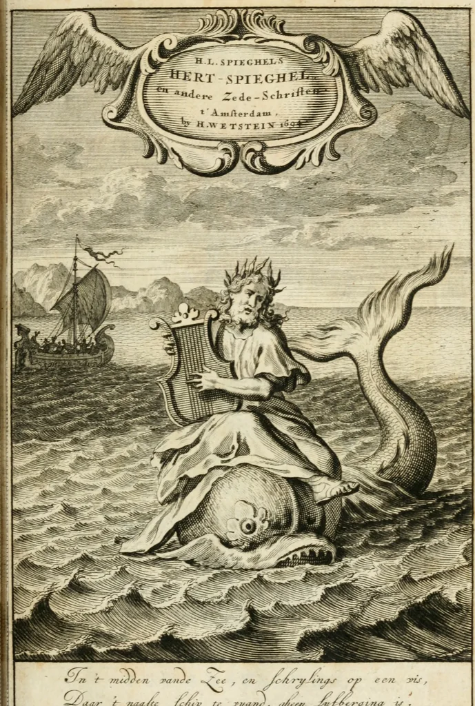 An illustration from H.L. Spieghels Hertspieghel en andere zede-schriften : meest noyt voor dezen gedrukt, 1694, leaf 14