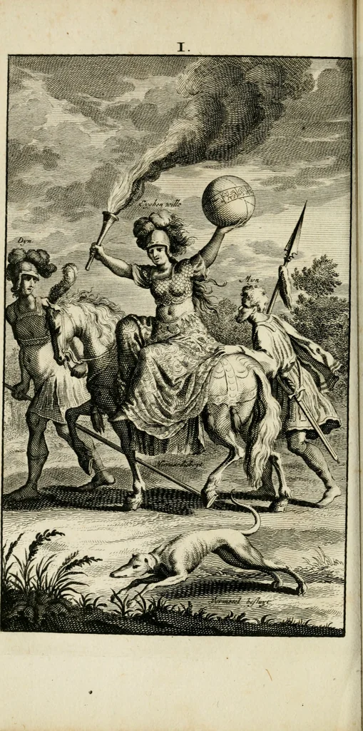 An illustration from H.L. Spieghels Hertspieghel en andere zede-schriften : meest noyt voor dezen gedrukt, 1694, leaf 145