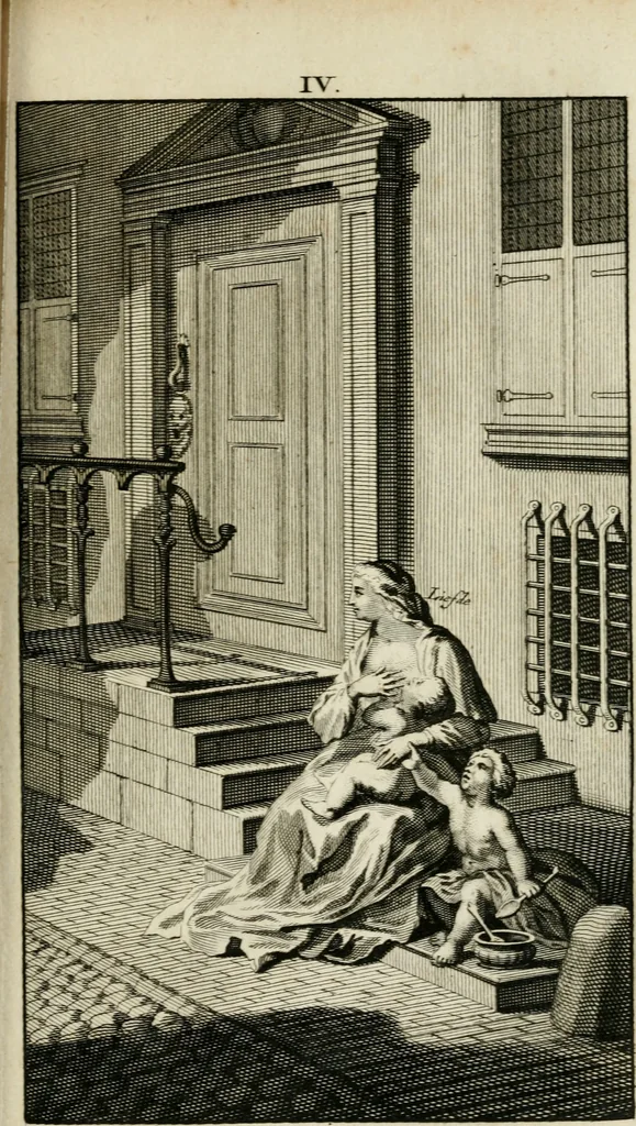 An illustration from H.L. Spieghels Hertspieghel en andere zede-schriften : meest noyt voor dezen gedrukt, 1694, leaf 154