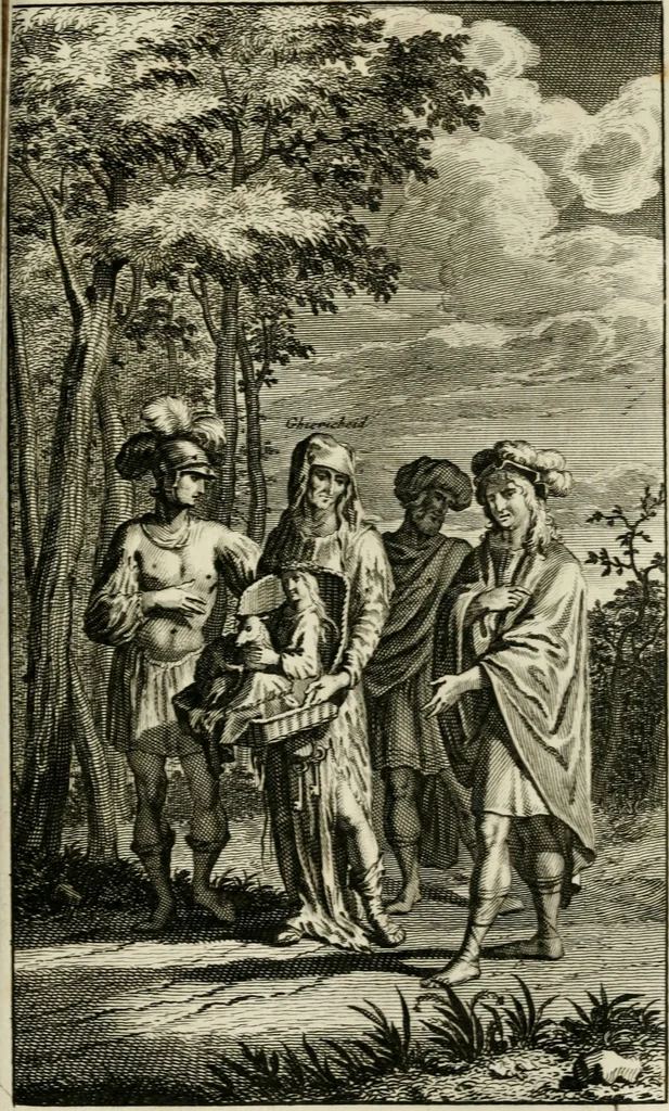 An illustration from H.L. Spieghels Hertspieghel en andere zede-schriften : meest noyt voor dezen gedrukt, 1694, leaf 160