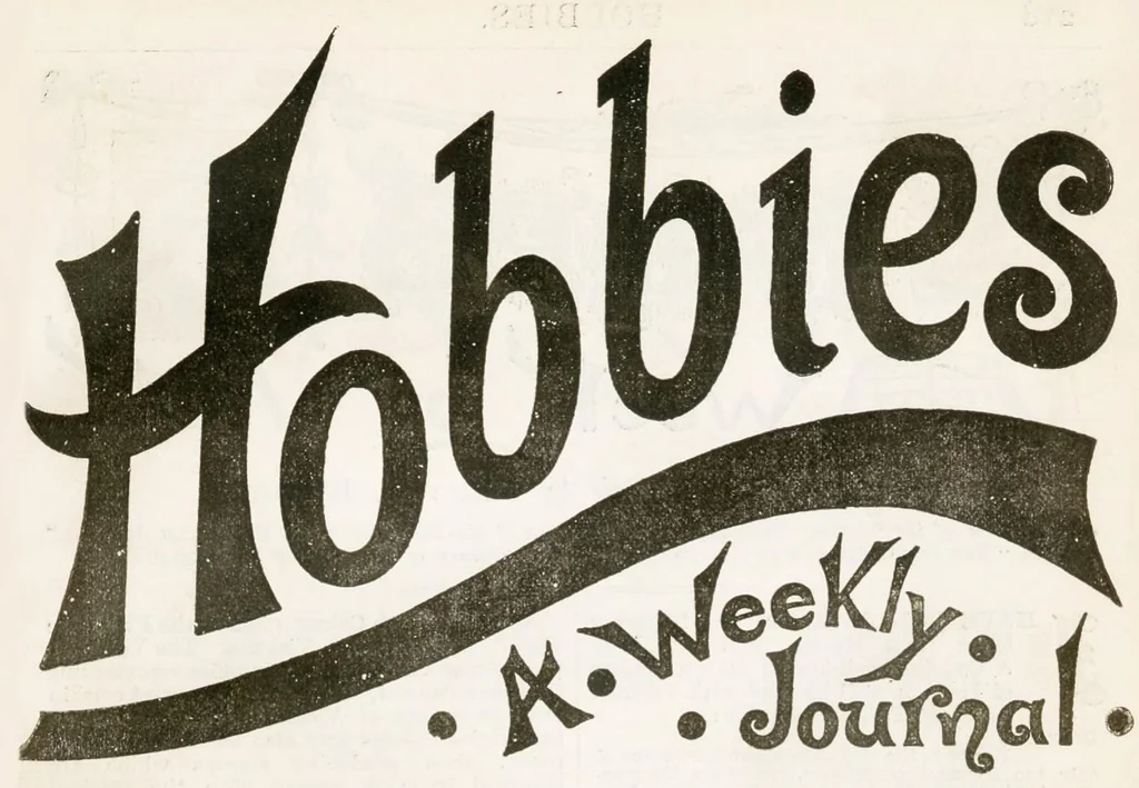 An illustration from Hobbies Weekly No. 10, 1895, leaf 0