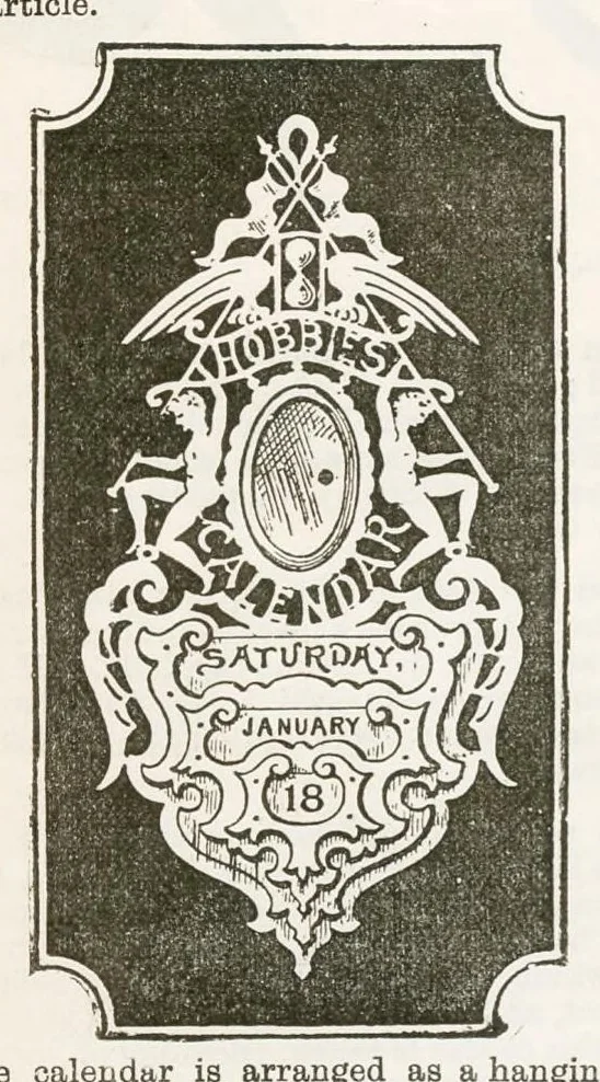 An illustration from Hobbies Weekly No. 13, 1896, leaf 13