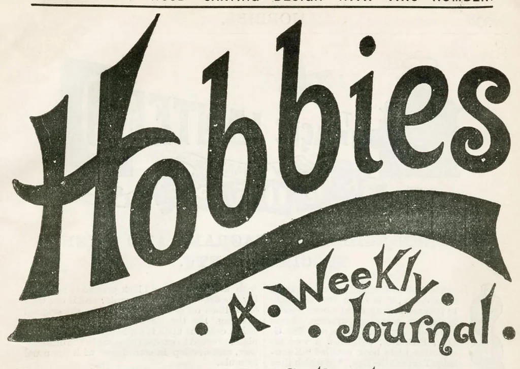 An illustration from Hobbies Weekly No. 15, 1896, leaf 0