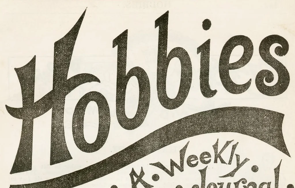 An illustration from Hobbies Weekly No. 6, 1895, leaf 0