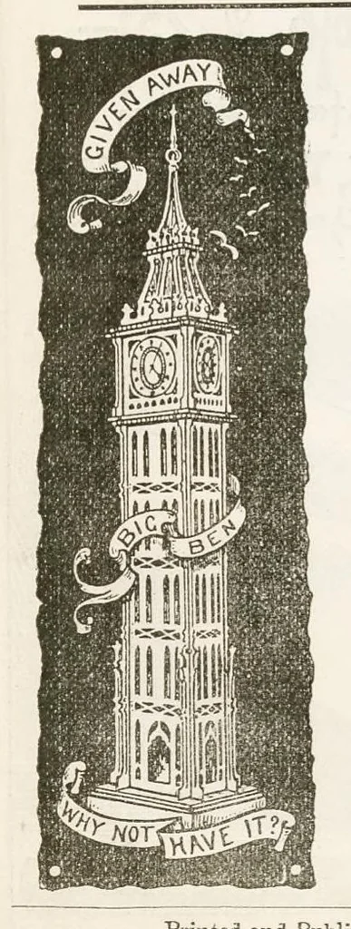 An illustration from Hobbies Weekly No. 6, 1895, leaf 23