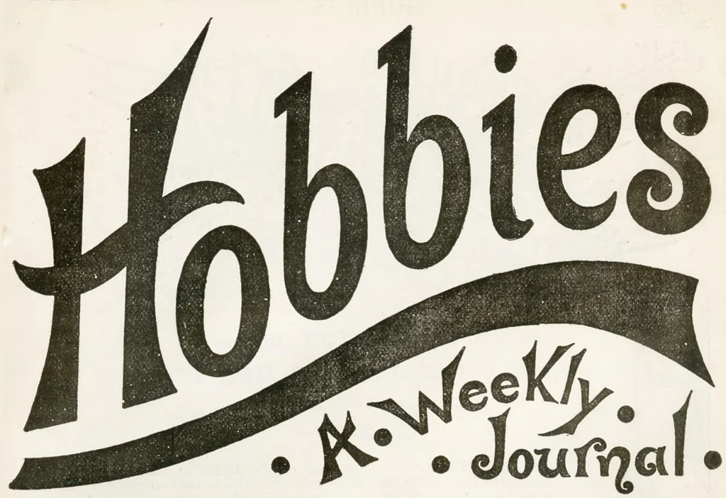 An illustration from Hobbies Weekly No. 7, 1895, leaf 0