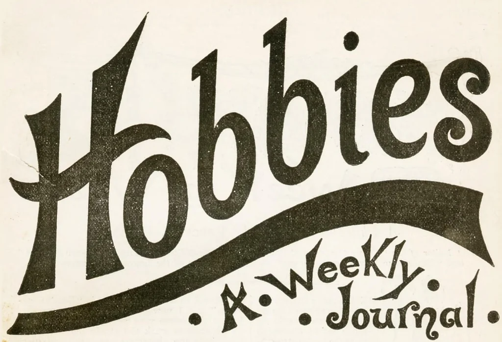 An illustration from Hobbies Weekly No. 8, 1895, leaf 0