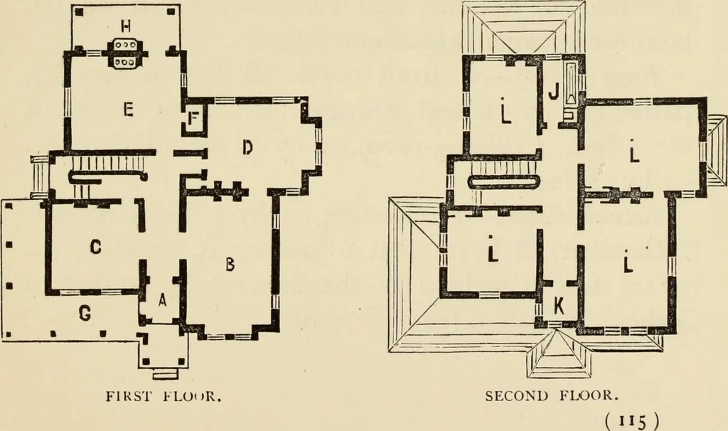 An illustration from Hobbs's architecture: containing designs and ground plans for villas, cottages and other edifices, both suburban and rural, adapted to the United States. With rules for criticism, and introduction, 1876, leaf 120