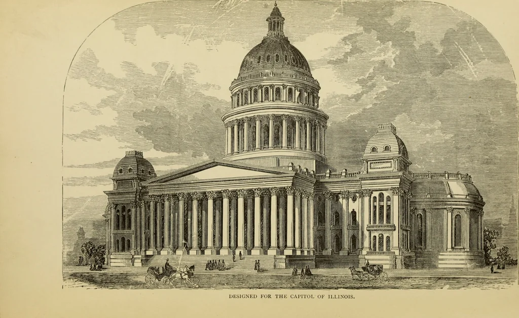 An illustration from Hobbs's architecture: containing designs and ground plans for villas, cottages and other edifices, both suburban and rural, adapted to the United States. With rules for criticism, and introduction, 1876, leaf 3