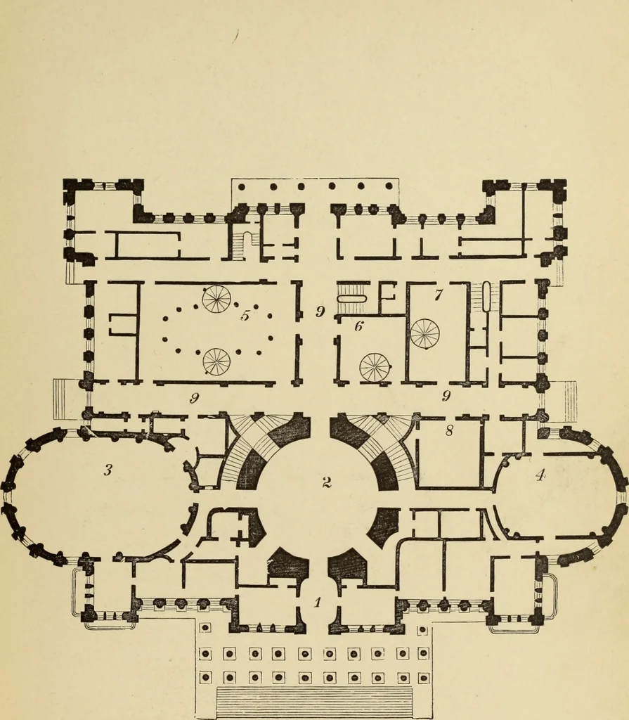 An illustration from Hobbs's architecture: containing designs and ground plans for villas, cottages and other edifices, both suburban and rural, adapted to the United States. With rules for criticism, and introduction, 1876, leaf 4