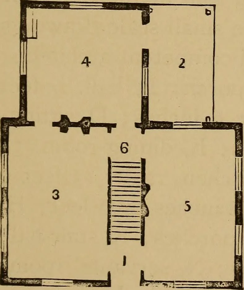 An illustration from Hobbs's architecture: containing designs and ground plans for villas, cottages and other edifices, both suburban and rural, adapted to the United States. With rules for criticism, and introduction, 1876, leaf 118