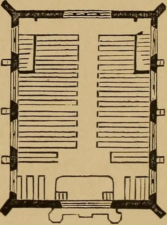 An illustration from Hobbs's architecture: containing designs and ground plans for villas, cottages and other edifices, both suburban and rural, adapted to the United States. With rules for criticism, and introduction, 1876, leaf 272