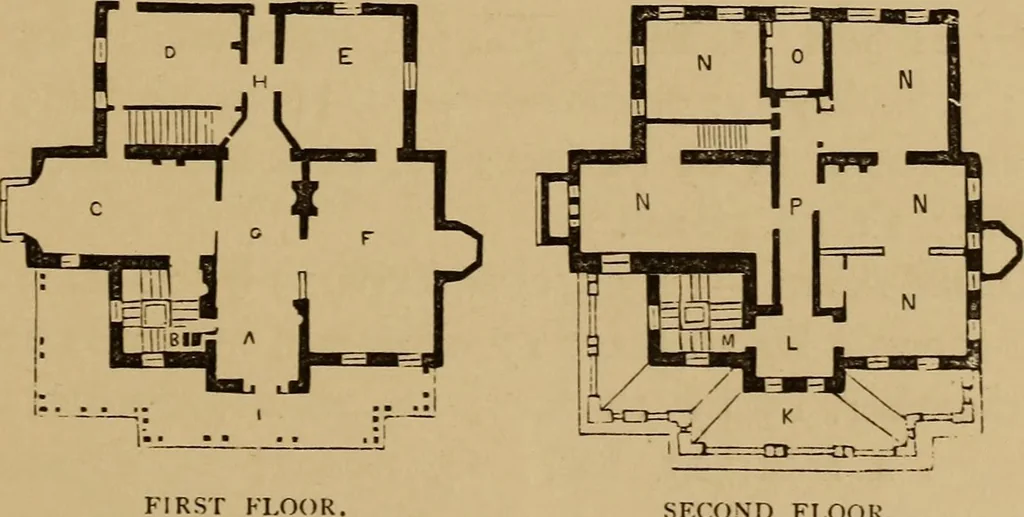 An illustration from Hobbs's architecture: containing designs and ground plans for villas, cottages and other edifices, both suburban and rural, adapted to the United States. With rules for criticism, and introduction, 1876, leaf 46
