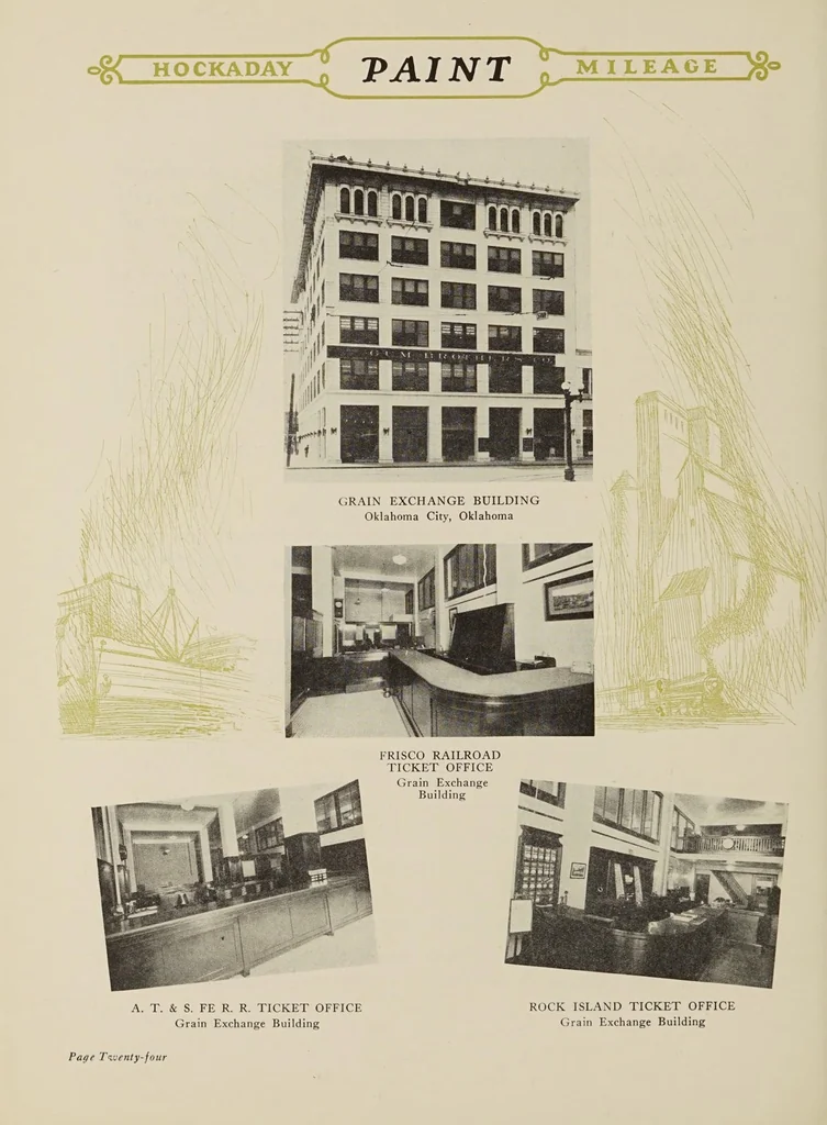 An illustration from Hockaday paint mileage, 1925, leaf 26