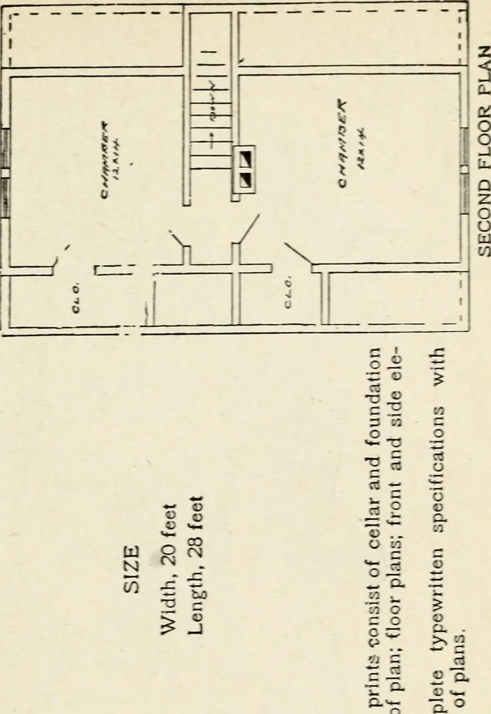 An illustration from Hodgson's low cost American homes; perspective views and floor plans of one hundred low and medium priced houses, 1905, leaf 138