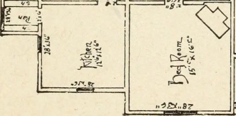 An illustration from Hodgson's low cost American homes; perspective views and floor plans of one hundred low and medium priced houses, 1905, leaf 208