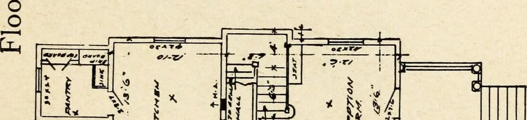 An illustration from Hodgson's low cost American homes; perspective views and floor plans of one hundred low and medium priced houses, 1905, leaf 230