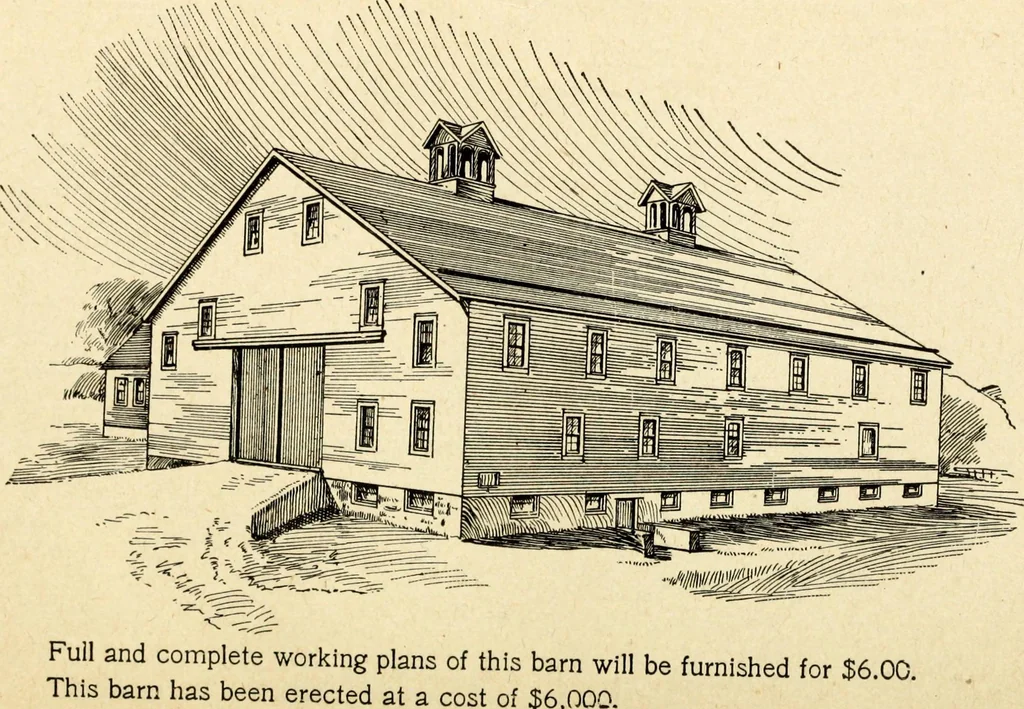 An illustration from Hodgson's low cost American homes; perspective views and floor plans of one hundred low and medium priced houses, 1905, leaf 245