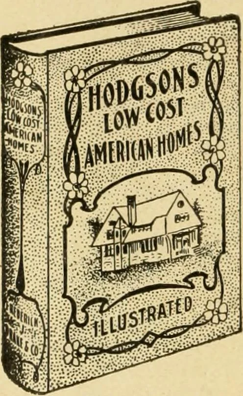 An illustration from Hodgson's modern house building : perspective views and floor plans of fifty low and medium priced houses ; full and complete working plans and specifications of any of these houses will be mailed at the low prices named, on the same day the order is received ; illustrated, 1905, leaf 145