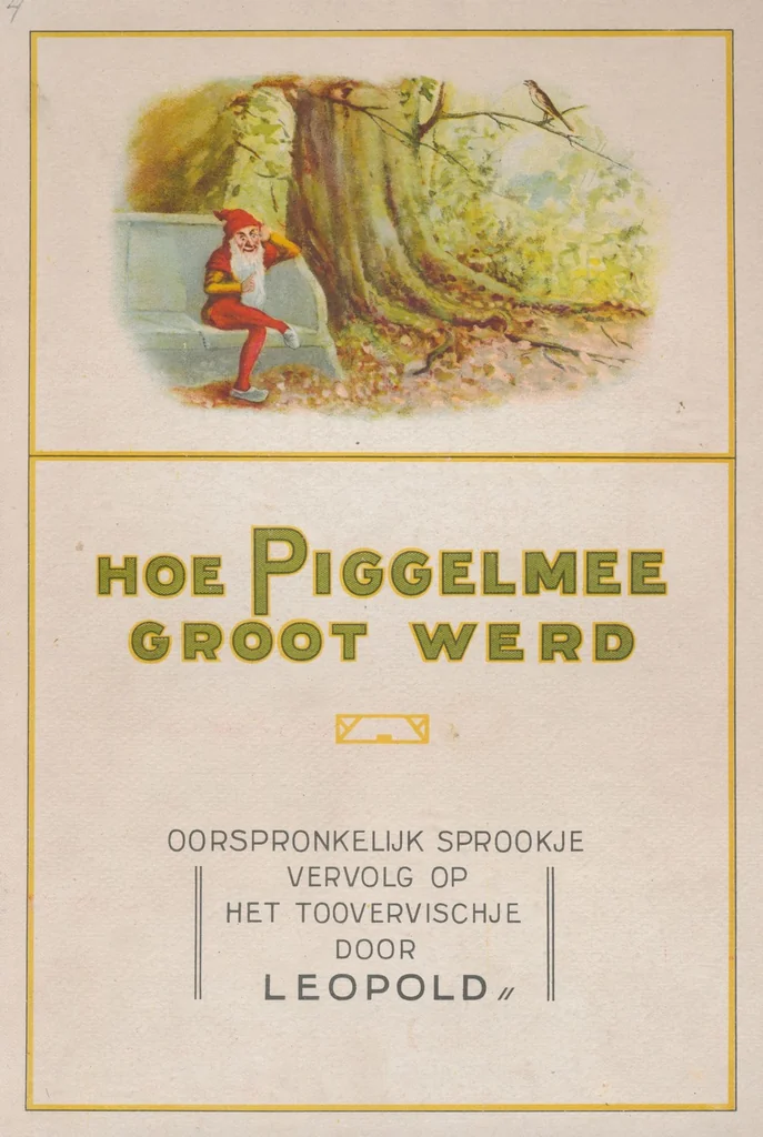 An illustration from Hoe Piggelmee Groot Werd, 1923, leaf 0