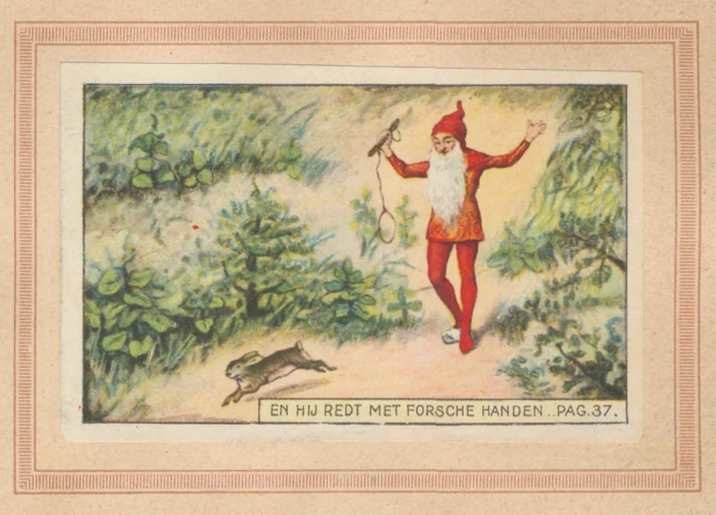 An illustration from Hoe Piggelmee Groot Werd, 1923, leaf 38