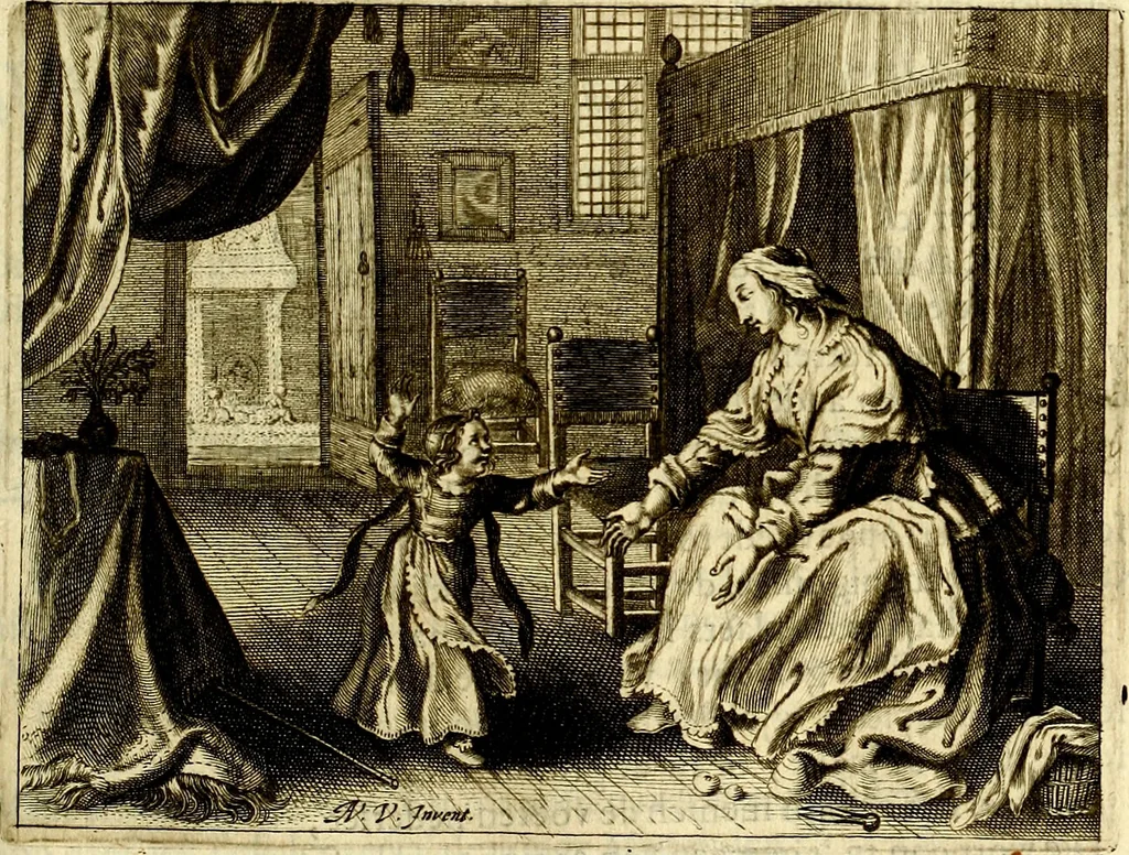 An illustration from Hof-gedachten, dat is, invallen, by gelegentheyt oft op't gesichte van boomen, planten, bloemen, kruyden, en diergelijcke aerdt-gewassen, verweckt, in't Buyten-leven, 1655, leaf 122