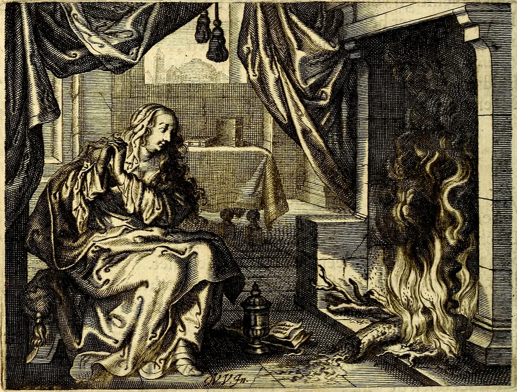 An illustration from Hof-gedachten, dat is, invallen, by gelegentheyt oft op't gesichte van boomen, planten, bloemen, kruyden, en diergelijcke aerdt-gewassen, verweckt, in't Buyten-leven, 1655, leaf 125