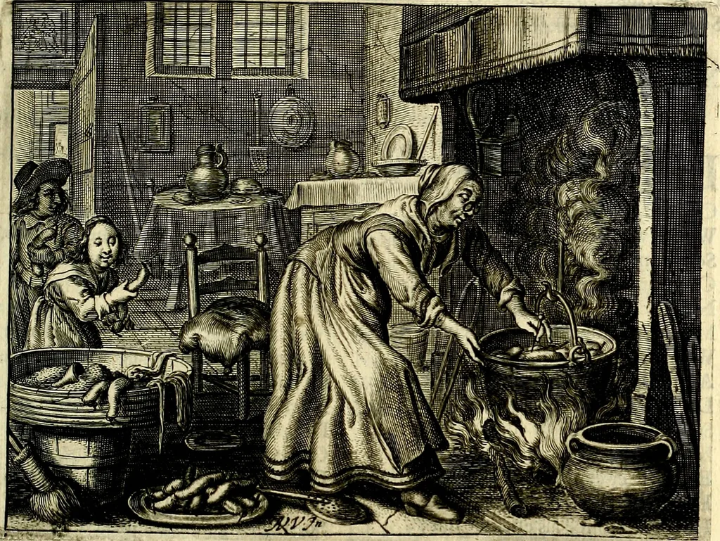 An illustration from Hof-gedachten, dat is, invallen, by gelegentheyt oft op't gesichte van boomen, planten, bloemen, kruyden, en diergelijcke aerdt-gewassen, verweckt, in't Buyten-leven, 1655, leaf 88