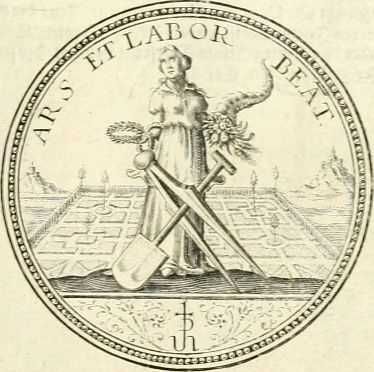 An illustration from Hohe geistreiche Lehren vnd Erklärungen vber die fürnembsten Sprüche dess Hohen Lieds Salomonis von der Liebhabenden Seele : das ist, der Christlichen Kirchen vnd jhrem Gemahl Jesu Christo, 1622, leaf 6